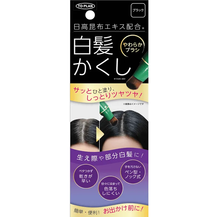 Tokyo Kikaku Hidaka gray hair cover Black