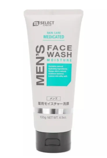 S SELECT MEN'S MEDICINAL MOISTURE FACE WASH